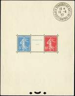 * EMISSIONS DU XXème SIECLE - 241/42 Expo Strasbourg, BF N°2, Oblitération Hors Timbres, PAIRE Intervalle **, TB - Nuevos