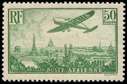 ** POSTE AERIENNE - 14  50f. Vert-jaune, Frais Et TB - 1927-1959 Neufs