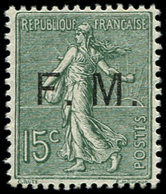 ** FRANCHISE MILITAIRE - 3    15c. Vert-olive, TB - Military Postage Stamps