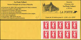 CARNETS (N°Cérès Jusqu'en1964) - 2712-CP 1  Briat, "D" Rouge, La Poste Colbert, TB - Other & Unclassified