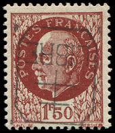 ** TIMBRES DE LIBERATION - MEASNES 2 : 1f50 Brun Rouge, Surcharge RENVERSEE, TB - Liberation