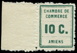 ** Spécialités Diverses - TIMBRES DE GREVE, AMIENS 1 : 10c. Vert Et Outremer, SANS Teinte De Fond, Bdf, TB - Otros & Sin Clasificación