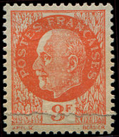 * VARIETES - 521   Pétain,  3f. Orange, IMPRESSION Sur RACCORD, TB - Used Stamps