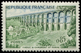 ** VARIETES - 1240b  Viaduc De Chaumont, Couleur Sépia ABSENTE, TB - Used Stamps