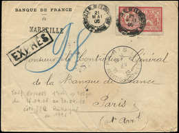 Let LETTRES DU XXe SIECLE - N°119 Env. EXPRES Avec Bur. Distrib., TB - Lettres & Documents