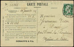 Let LETTRES DU XXe SIECLE - N°171 24/1/25, CP Ill. + 5 Mots Ordinaires, TB - Lettres & Documents