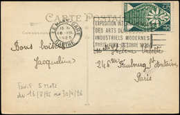 Let LETTRES DU XXe SIECLE - N°211 18/7/25 Le Mans, 5 Mots Quelconques Ordinaires, TB - Cartas & Documentos