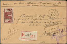 Let LETTRES DU XXe SIECLE - N°258 28/5/33 Bastian, Env. Rec. Intérieure, 2e échelon, TB - Covers & Documents