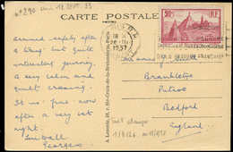 Let LETTRES DU XXe SIECLE - N°290 26/3/37 Paris, CP Ill. P. L'Etranger, TB - Cartas & Documentos