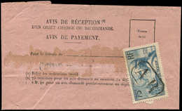 Let LETTRES DU XXe SIECLE - N°313 S. Avis De Réception, TB - Covers & Documents