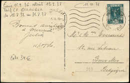 Let LETTRES DU XXe SIECLE - N°323 12/10/36, CP Ill., 5 Mots Ordinaires, TB - Covers & Documents