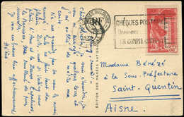 Let LETTRES DU XXe SIECLE - N°355 5/10/37, CP Ill., + 5 Mots Ordinaires, TB - Lettres & Documents