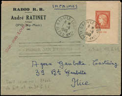 Let LETTRES DU XXe SIECLE - N°841 1/6/49, Env. Cial Ordinaire, TB - Covers & Documents