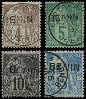 BENIN 3/6 : 4c., 5c., 10c. Et 15c. De 1892, Obl., TB - Sonstige & Ohne Zuordnung