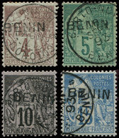 BENIN 3/6 : 4c., 5c., 10c. Et 15c. De 1892, Obl., TB - Other & Unclassified