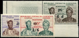 ** CAMEROUN 332/34 : Réunification Surchargés, N°332 Et 334 Inf. Rouss., TB - Autres & Non Classés