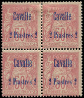 * CAVALLE 7 : 2pi. Sur 50c. Rose Pâle, BLOC De 4, Un Ex. **, TB - Other & Unclassified