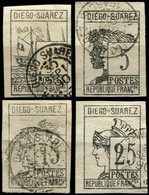 DIEGO SUAREZ 6/9 : Série Litho De 1890, Obl., TB - Andere & Zonder Classificatie