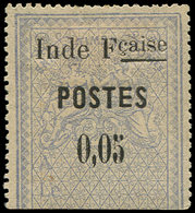 * INDE 24a : 0,05 Bleu, E LARGE, TB - Other & Unclassified