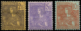 * INDOCHINE 38/40 : 2f., 5f. Et 10f., Grasset, TB - Otros & Sin Clasificación