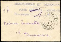 Let MADAGASCAR Càd ANTSIRABE 2/1/15 S. Petite Env. Pour Tananarive Avec Griffe Madagascar Et Dépendances Poste Antsirabe - Other & Unclassified