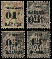 * MARTINIQUE 26, 27, 29, 30 : 4 Valeurs, TB - Other & Unclassified