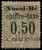 * NOSSI-BE Taxe 3 : 0.50 Sur 30c. Brun, TB - Autres & Non Classés