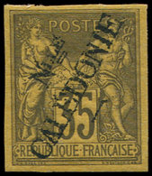 * NOUVELLE CALEDONIE 18a : 35c. Violet-noir Sur Jaune, TB - Used Stamps