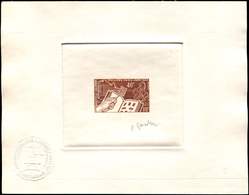 NOUVELLE CALEDONIE 325 : Philatec, épreuve D'artiste En Brun Rouge Signée Gandon, TB - Used Stamps
