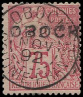 OBOCK 19 : 75c. Rose, Obl., TB. Br - Other & Unclassified