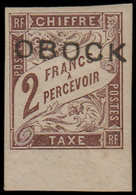 * OBOCK Taxe 17 : 2f. Marron, Bdf, TB - Autres & Non Classés