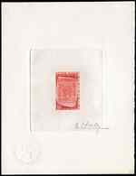 POLYNESIE FRANCAISE 52 : 10f., épreuve D'artiste En Rouge Signée, TB - Unused Stamps