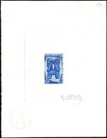 POLYNESIE FRANCAISE 59 : Tikis, épreuve D'artiste En Bleu Signée, TB - Unused Stamps