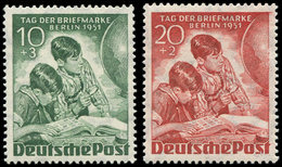 ** BERLIN 66/67 : J. Du T. 1951, TB - Used Stamps