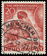 BERLIN 67 : 20p. + 2p. Rouge-brun, Obl., TB - Used Stamps