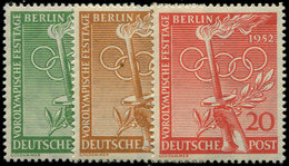 ** BERLIN 74/76 : J.O D'Helsinki, TB - Used Stamps