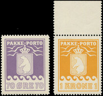 ** DANEMARK Groënland Colis Px 10/11 : 1kr. Ocre Et 70ö. Violet, TB - Autres & Non Classés