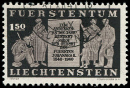 LIECHTENSTEIN 165 : 1f50 Brun-noir, Obl., TB - Nuevos