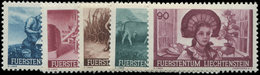 ** LIECHTENSTEIN 167/71 : Agriculture, La Série, TB - Nuevos