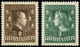 ** LIECHTENSTEIN 213/14 : Couple Princier, La Paire, TB - Nuevos