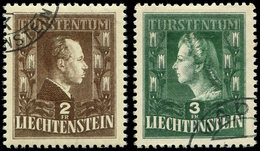 LIECHTENSTEIN 213/14 : La Paire Obl., TB - Nuevos