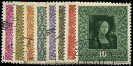 LIECHTENSTEIN 232/40 : La Série, Obl., TB - Unused Stamps