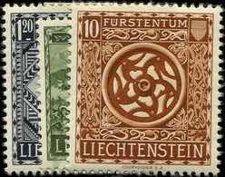 * LIECHTENSTEIN 281/83 : Vaduz, La Série, TB - Nuevos