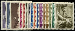 ** LIECHTENSTEIN 342A/49C : La Série, TB - Unused Stamps