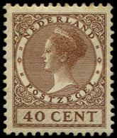 * PAYS-BAS 149 : 40c. Brun, TB - Used Stamps