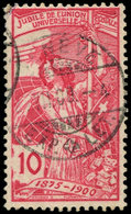 SUISSE 87 : 10c. Rouge, RECTO-VERSO, Obl., TB - 1843-1852 Timbres Cantonaux Et  Fédéraux