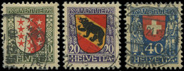 SUISSE 1387/44 : La Série Obl., TB - 1843-1852 Timbres Cantonaux Et  Fédéraux