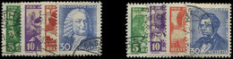 SUISSE 278/81 Et 282/85 : Pro-Juventute, Les 2 Séries Obl., TB - 1843-1852 Federale & Kantonnale Postzegels