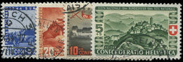 SUISSE 395/98 : Fête Nationale, La Série Obl., TB - 1843-1852 Correos Federales Y Cantonales