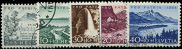 SUISSE 548/52 : La Série Obl., TB - 1843-1852 Federale & Kantonnale Postzegels